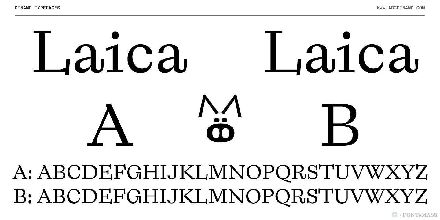 Laica Font preview